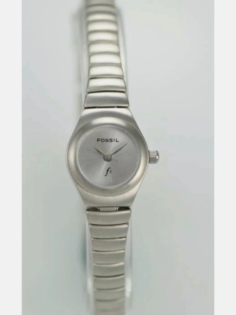 Fossil Watch Women Stainless Silver Steel 30m Water Resistant Battery Quartz